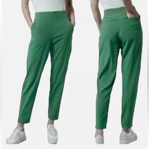 Athleta Brooklyn Ankle Pant Gloss Stripe in Forest Green (2/Petite)